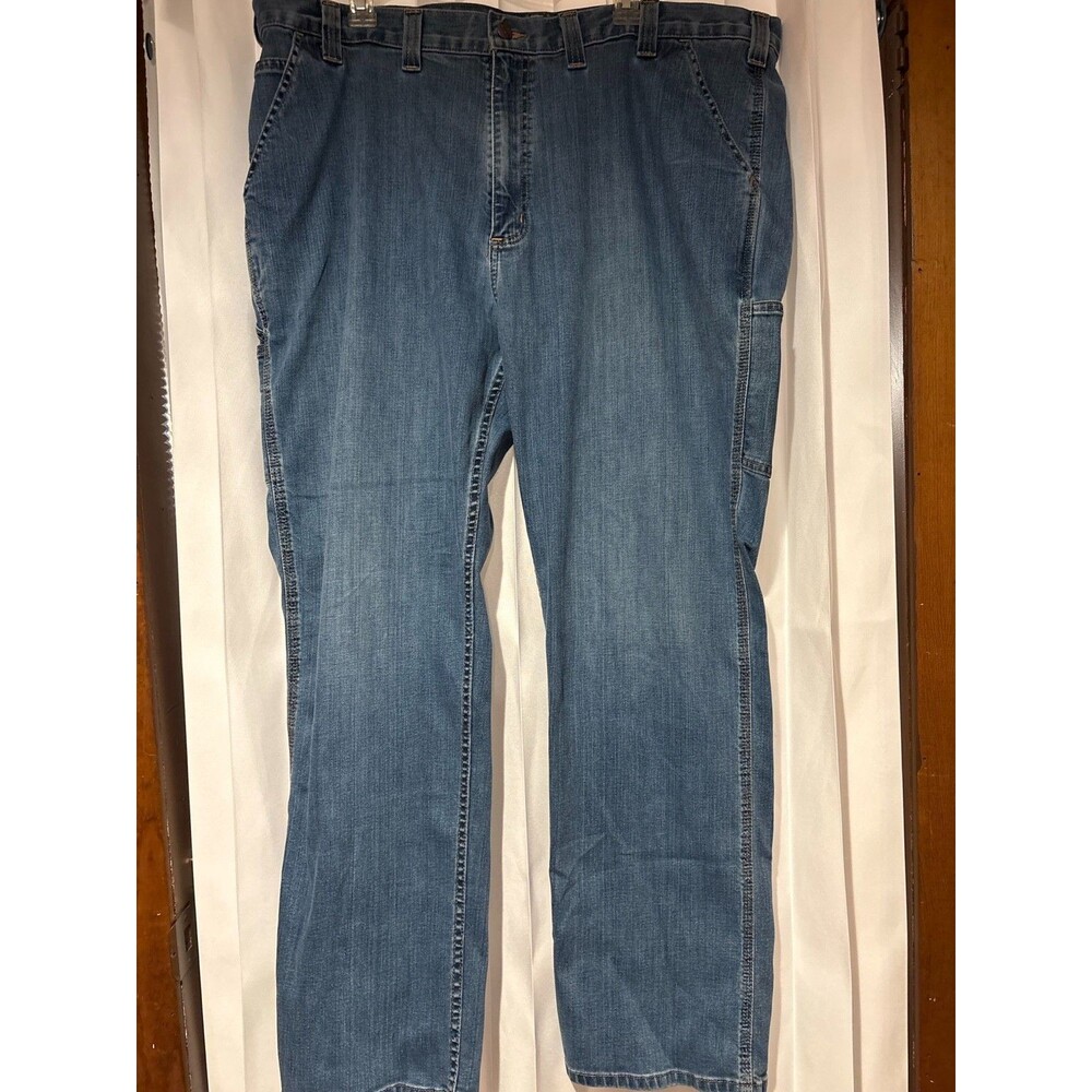 Men's Carhartt Jeans 44x32 Rugged Flex Denim Relaxed Fit 5 Pockets